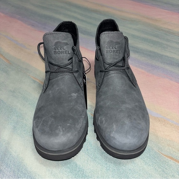Sorel Men’s size 8.5 Kezar Chukka Waterproof Boots Gray Suede Outdoors Casual main image 8
